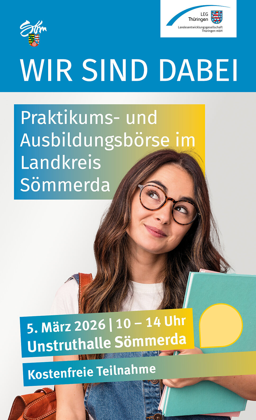Symbolbild: Praktikums- und Ausbildungsbörse im Landkreis Sömmerda am 05.03.2026 in der Unstruthalle Sömmerda