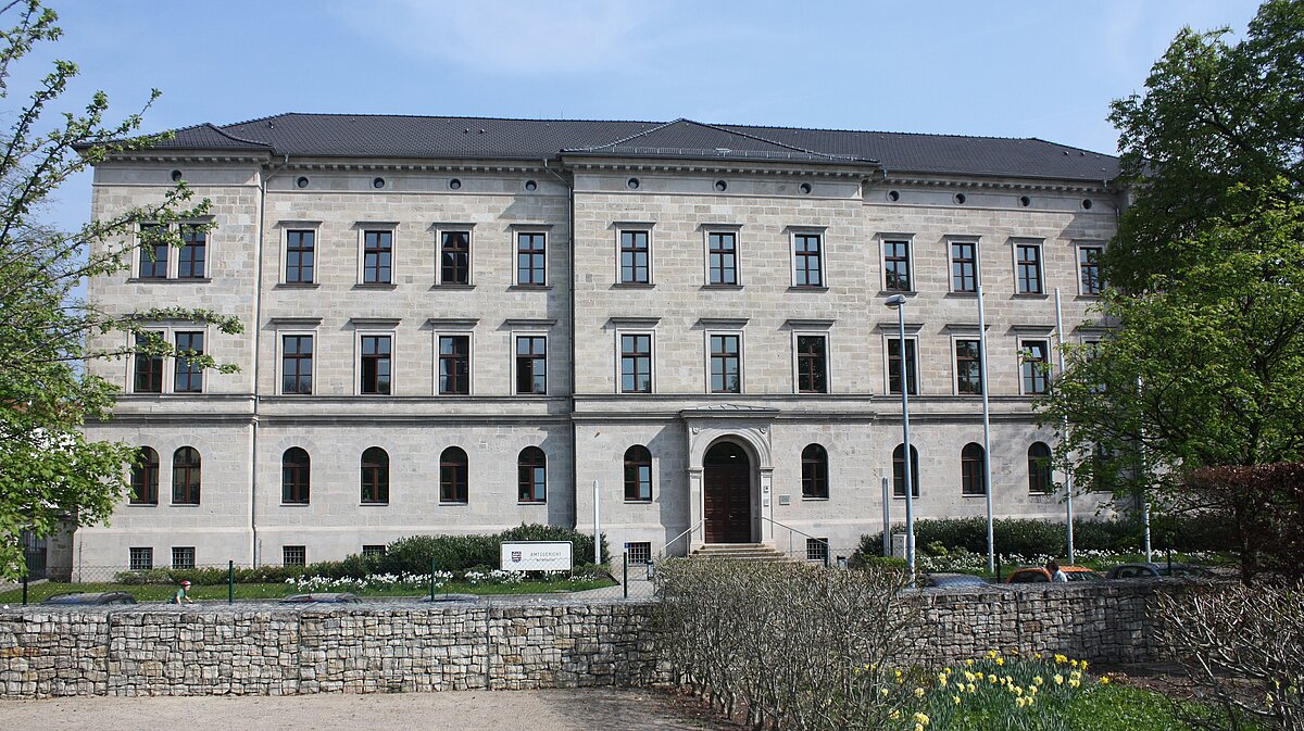 Bild: Gerichtsgebäude des Amtsgerichts Nordhausen