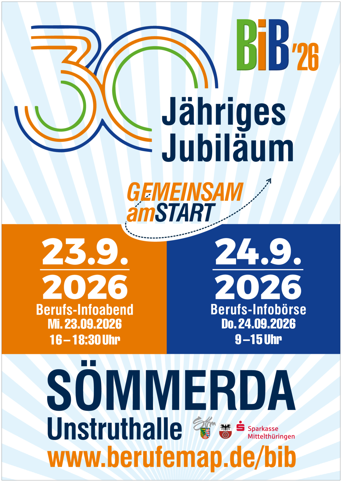 Symbolbild: Berufsinformationsbörse in Sömmerda am 23.09.2026 und am 24.09.2026 in der Unstruthalle