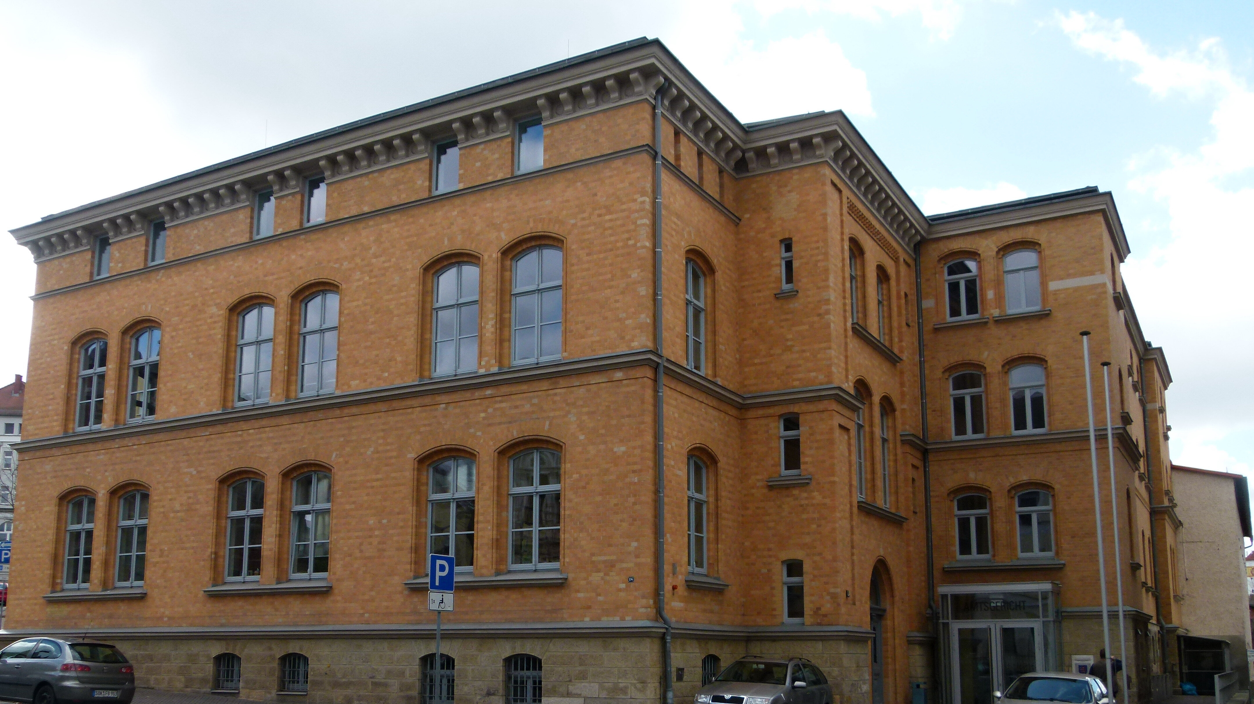 Bild: Gerichtsgebäude des Amtsgericht Pößneck